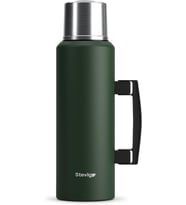 Lexroo 4 Camp Klasik Vakumlu Kulplu Çelik Termos 1.5 LT. Green ST-206