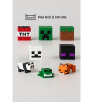 8 Adet Minecraft Figür Seti
