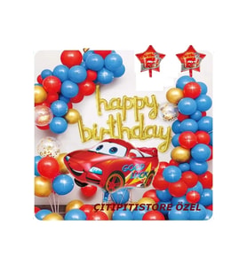 Çıtıpıtıstore Kırmızı Mavi Balon Set