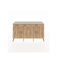 Kronos Konsol 4 Raflı 3 Çekmeceli 4 Kapaklı 176x59x99 Aytaşı-Çam