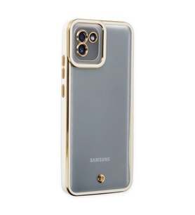 Samsung Galaxy A03 Kılıf Liva Lens Silikon - Beyaz