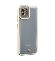 Samsung Galaxy A03 Kılıf Liva Lens Silikon - Beyaz