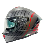 Sway Kapalı Kask Sw 865 Space Siyah Kırmızı