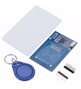 RC522 RFID NFC Modülü, Kart ve Anahtarlık Kiti - 13,56 Mhz