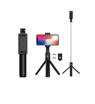 Vos Versa Q07 Bluetooth Kumandalı Selfie Çubuğu Tripod VVE1106 (Siyah)