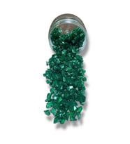 Epoksi Çalışmalarınız İçin Parlak Cam Kırıkları 4-8 mm ZÜMRÜT YEŞİL 100 gr