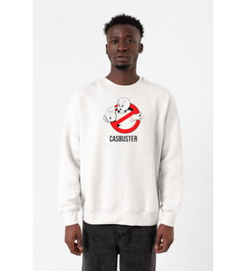 Casper The Friendly Ghost Casbuster Beyaz Erkek 2ip Sweatshirt