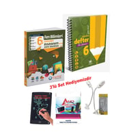 Çanta Yayınları 6 Sınıf 2024-2025 Müfredat Fen Bilimleri Ayrıntılı Defter +  Etkinlikli Yeni Nesil Soru Set (Çok Renkli)