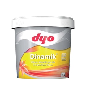 Dyo Dinamik Silikonlu Silinebilir İç Cephe Boyası 0001 Beyaz 15 Lt