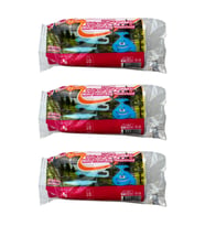 Yener Mini Küçük Boy Çöp Torbası Poşeti - 2 Kat - Beyaz - 10 Litre - 40x50 Cm. - 40 Adetlik 3 Rulo