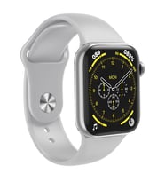 HW18 Smartwatch Gri Silikon Ve Hasır Kordonlu Akıllı Saat