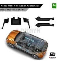 Dacia Duster 2 Halı Kenar Kaplama Seti 2018 Üzeri A+ Kalite