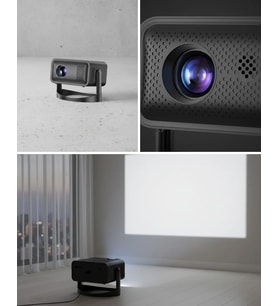 Smart Projector Android Tv Dolby Sesli Wifi Bluetooth