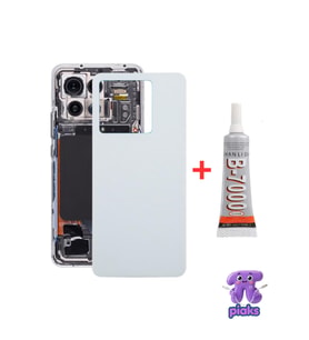 Redmi Note 13 Pro 5G Arka Kapak Pil Batarya Kapağı 2312DRA50G 2312DRA50C Uyumlu + B700
