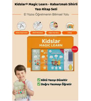 KİDSLAR™ MAGİC LEARN - Kabartmalı Sihirli Yazı Kitap Seti