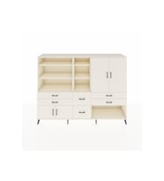 Hyperion Dolap 10 Raflı 6 Çekmeceli 4 Kapaklı 220x44x163 Aytaşı-Aytaşı