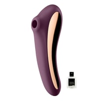 Satisfyer Dual Kiss Emiş Yapabilen 11 Farklı Modda Kullanılan Güçlü Titreşimli Şarjlı Vibratör+Jel