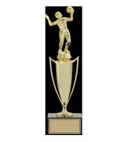 ODAK KUPA - Figürlü Kupalar - Voleybol Kadın Figürlü Kupalar FG-039 A - 36 cm