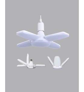Tasarruflu Pervane LED Ampül 4 Kollu 60 Watt Geniş Alan Aydınlatma