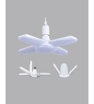 Tasarruflu Pervane LED Ampül 4 Kollu 60 Watt Geniş Alan Aydınlatma