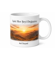 Manzara Çekenlere Altın Saatler Gün Doğumu Geniş Açı Kupa Bardak Hediye