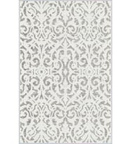 Eliana Home Baskılı, Yıkanabilir Kaymaz Taban Salon Halısı LNA1680 100x150 cm (Gri)
