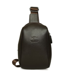 Hakiki Deri Omuz Çantası Çapraz Askılı Çanta Modeli 9055-F KANGAROO KINGDOM