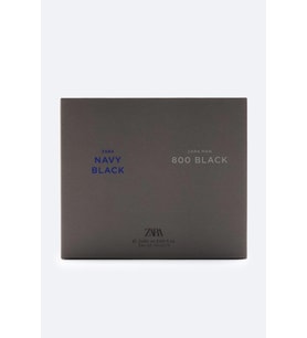 ZARA MAN NAVY BLACK + ZARA MAN 800 BLACK EDT 2X 90ML