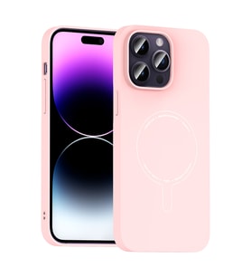 iPhone 14 Pro Max Kılıf M-Safe Şarj Özellikli Kamera Korumalı Elio Sert PC Kılıf