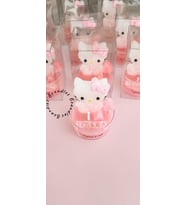 Hello kitty hediyelik mum doğumgünü 10 adet