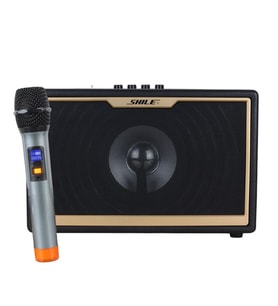Shile SD-1 Portatif Hoparlör El Mikrofonlu Usb Sd Kart Bluetooth Seyyar Anfi Taşınabilir Hoparlör