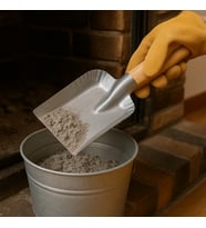Beylini Çelik Ateş Küreği Ahşap Ergonomik Dayanıklı Saplı Geniş Soba Şömine Kömür Ateş Köz İdeal Kürek (Gri)