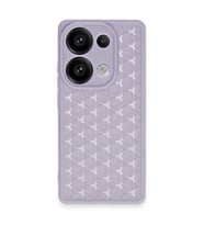 Xiaomi Redmi Note 13 Pro 4g Kılıf Petek Silikon Kapak - Lila