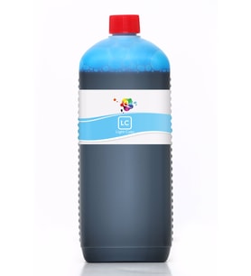 QC Epson T2421 T2426 Uyumlu Kartuş Mürekkebi PRO Serisi 1000ml LC Dye-Açık Mavi