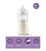 Mey İthalat® Doğal Tepkili Natural Response PP Biberon 330 ml 3+ Ay