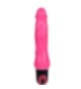 River World 24 cm'lik Titreşimi Olan ve Damarlı Güçlü Vibratör