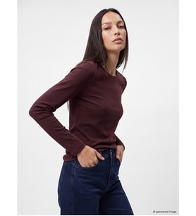 LCW EVERYDAY Mürdüm Bisiklet Yaka Kadın Body