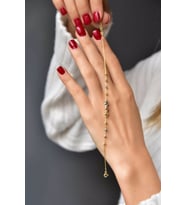 Elika Silver Kadın 3 Renk Dorika Toplu 925 Ayar Gümüş Bileklik (STD)