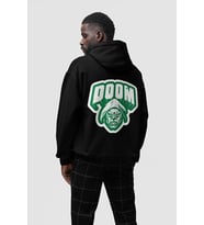 Doctor Doomsday Baskılı Unisex Oversize Marvel Karakter Hoodie