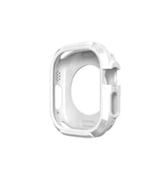 Apple Watch Ultra 49mm Uyumlu Silikon TPU Kasa Koruyucu Zore Watch Gard 17 (Beyaz)