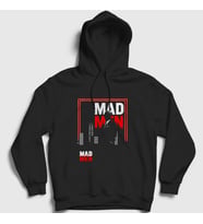 Presmono Unisex Siyah Poster Dizi Mad Men Kapüşonlu Sweatshirt 477271tt