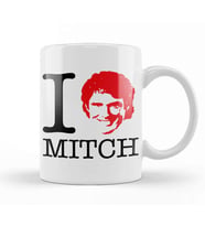 I Heart Mitch Baywatch David Hasselhoff Kupa Bardak Porselen