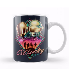 Movie Daft Punk Get Lucky Kupa Bardak Porselen
