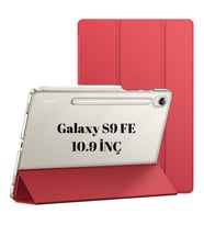 Samsung Galaxy Tab S10 Lite FE/S10/S9 FE/S9 Kılıf PU Deri Smart Standlı Case(12.