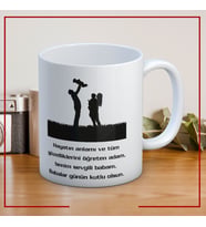 Benim Sevgili Babam Baskılı Babalar Günü Kupa Bardak Kahve Kupa Bardak