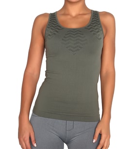 Miorre Kabartma Desenli Seamless Body (Haki)