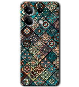 Xiaomi Redmi Note 13 Kılıf HD Desen Baskılı Kılıf - Mandala Desen
