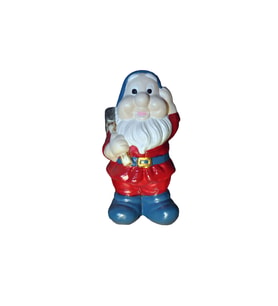 KÜREKLİ MİNİ CÜCE GNOME, 9 cm. El Boyaması Biblo, Dekoratif El Sanatları, ev&ofis özgün dekor ürünü