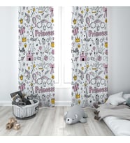 Çocuk Odası Dijital Baskılı 135x260cm Tek Kanat Fon Perde Model 00082