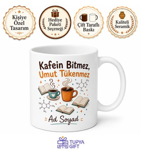Vize Haftası Hayatta Kalma Kiti Bol Kafeinli Öğrenci Kupa Bardak Hediye